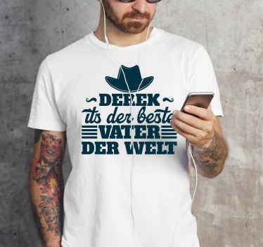 T-Shirts mit Namen Der beste Vater der Welt - TenStickers