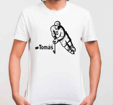 Hokejové tričko s menom na mieru - Tenstickers