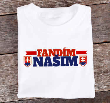 Hokejové tričko fandím našim - Tenstickers