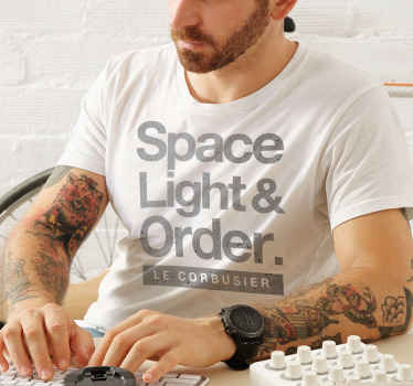 Le corbusier'in özel tişörte ihtiyacı var - TenStickers