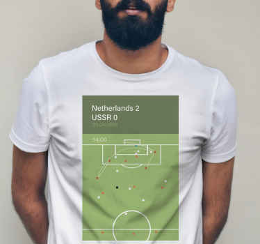 1988 voetballer poster T-shirt - TenStickers