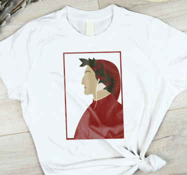 maglietta donna Dante ritratto - TenStickers