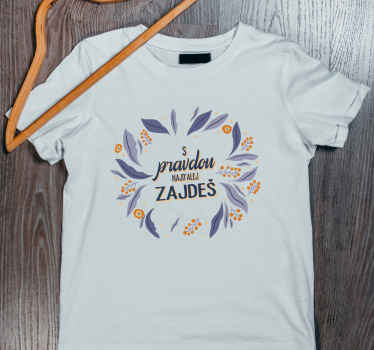 Tričko S pravdou najďalej zájdeš - Tenstickers