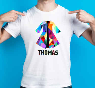 Technicolor dreamcoat T-shirts with name - TenStickers