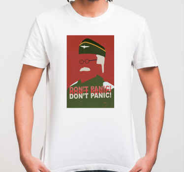 Don't panic custom t-shirt - TenStickers
