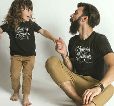 Making memories T-shirts with name - TenStickers