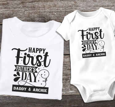 First father's day Fathers day shirt - TenStickers