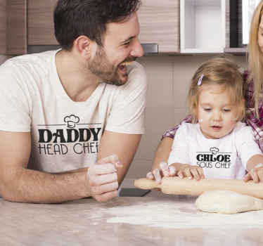 Dad Chef Sous chef father and son shirt - TenStickers