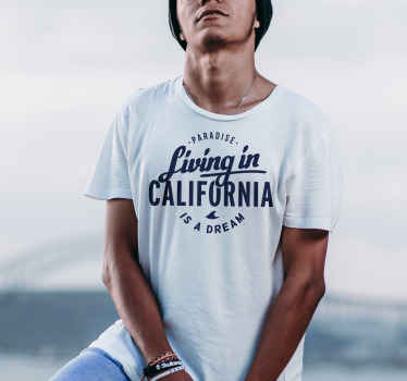 Camiseta "California es un sueño" - TenVinilo