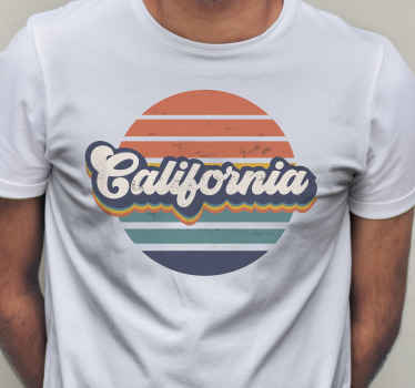 Camiseta retro California - TenVinilo