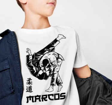 Camisetas con nombre judo personalizable - TenVinilo