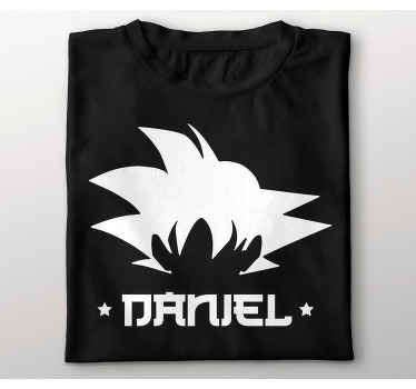 Camisetas con nombre Goku personalizable - TenVinilo