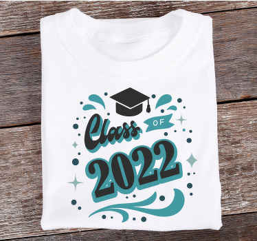 Custom class year t-shirts with name - TenStickers