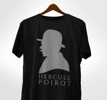 T-shirt Silhouette Hercule Poirot - TenStickers