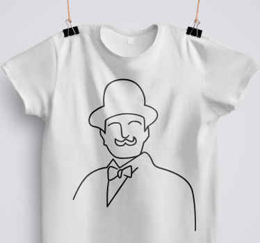 T-shirt Dessin Hercule Poirot - TenStickers