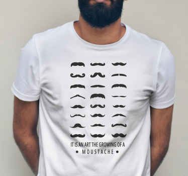 Poirot Moustache custom t-shirt - TenStickers