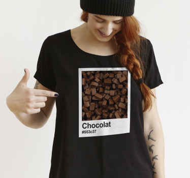 Tee-shirt Pantone chocolat - TenStickers
