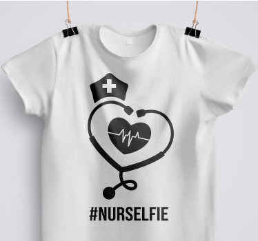 Camisetas con nombre vida de enfermera - TenVinilo