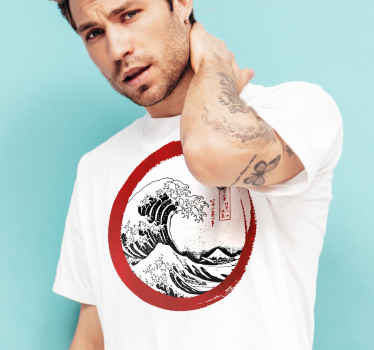 神奈川大浪定制t恤 - TenStickers