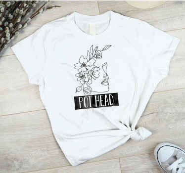 Pot Head custom t-shirt design - TenStickers