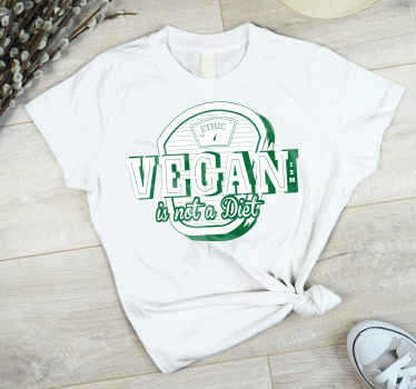 Veganism is not a diet custom t-shirt - TenStickers