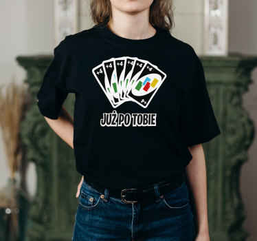 Uno koszulka na zamówienie t-shirt - TenStickers