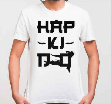 Camiseta original letras Hapkido - TenVinilo