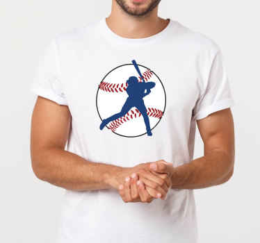 honkballer slagman t-shirt - TenStickers
