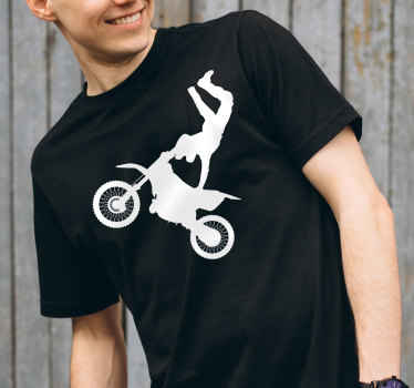 motor rijder freestyle shirt - TenStickers