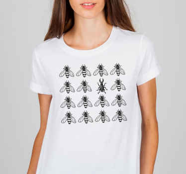 Tor met veel bijen op t-shirt - TenStickers