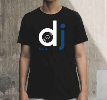 Camiseta personalizada logo dj - TenVinilo