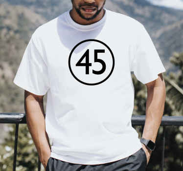 Camiseta personalizada número mini carreras - TenVinilo