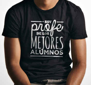 Camiseta profesor mejores alumnos - TenVinilo