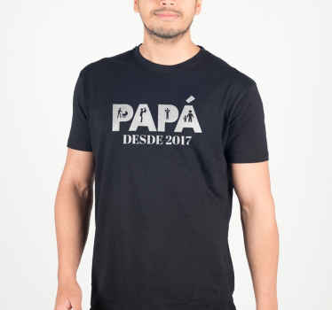 Camiseta papá e hijo Camiseta papá desde - TenVinilo
