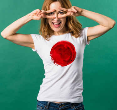 Camiseta bandera Japón - TenVinilo
