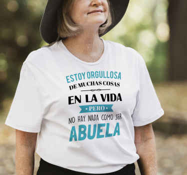 Camiseta divertida Abuela orgullosa - TenVinilo