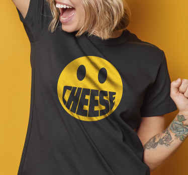 Camiseta original Smiley cheese - TenVinilo