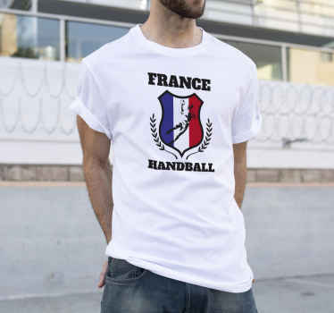 T-shirt sur le thème du handball français - TenStickers
