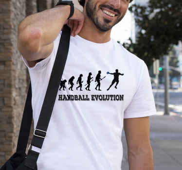 T-shirt évolution du handball - TenStickers