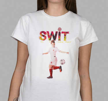 Camiseta SWIT Personalizada Blanca - TenVinilo
