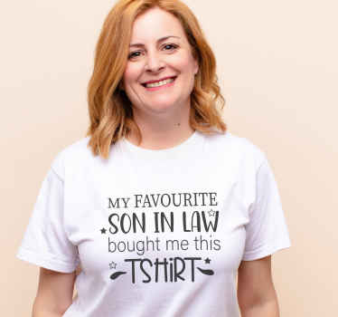Son in Law custom t-shirt - TenStickers