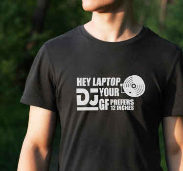 Laptop DJ custom t-shirt print - TenStickers