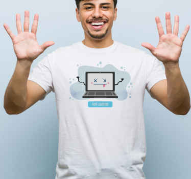 404 error computer t-shirt print - TenStickers