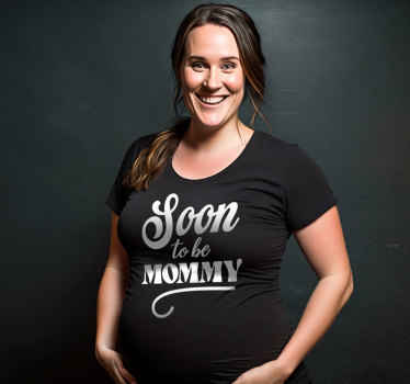 Soon to be mommy Mothers day shirt - TenStickers