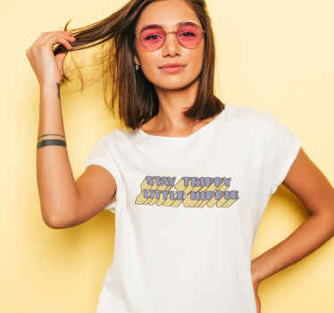 Blijf Trippie T-shirt hippie - TenStickers