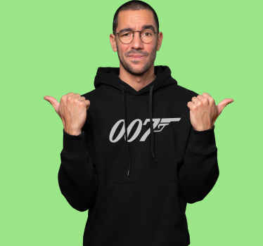 Sweatshirt 007 com pistola - TenStickers