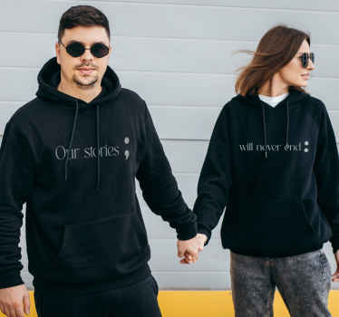 Partner Pullover Our Stories Will Never End - TenStickers