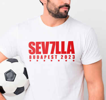 Camiseta Sevilla final Budapest Europa League - TenVinilo