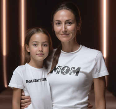 Mutter Tochter T Shirt Fußball - TenStickers