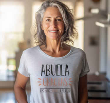 Camiseta ¡Gracias abuela! - TenVinilo